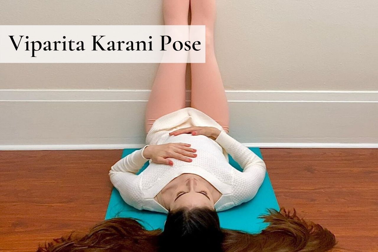 Legs Up the Wall Pose (Viparita Karani) Dimensions & Drawings |  Dimensions.com